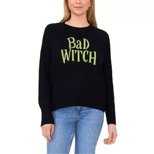 NWT Vince Camuto Black 'Bad Witch' Sweater  Large